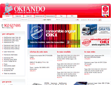 Tablet Screenshot of okiando.com